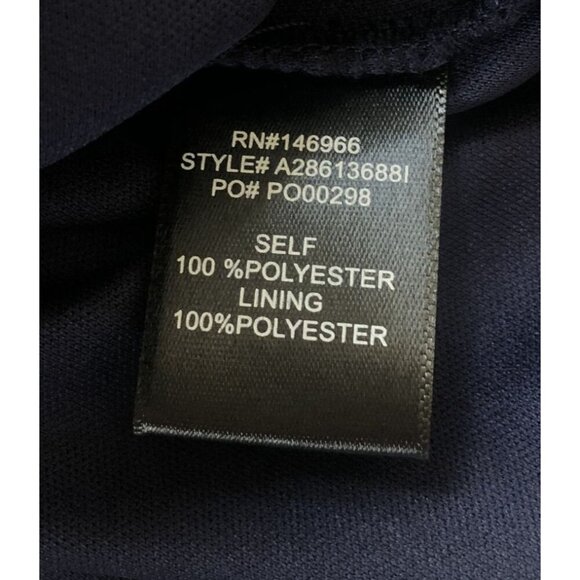 NWT Crystal Doll Floral Sleeveless Dress Girls 12 Navy Formal Easter Dance - Picture 6 of 10